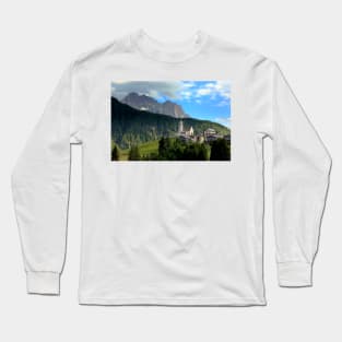 The church of Colle Santa Lucia Long Sleeve T-Shirt